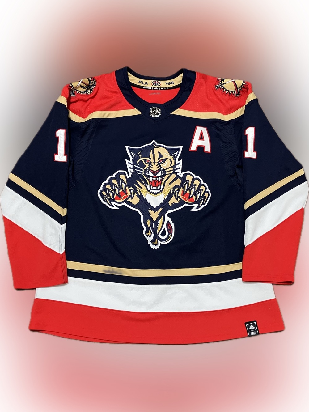 Florida Panthers Customized Reverse Retro 1.0 Adidas NHL Hockey Jersey Size 52